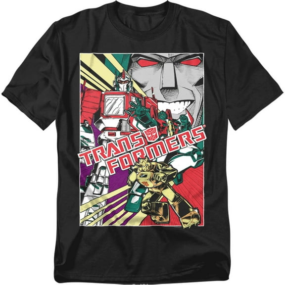 Transformers - Comic Poster - Short Sleeve Shirt - XXXXX-Large