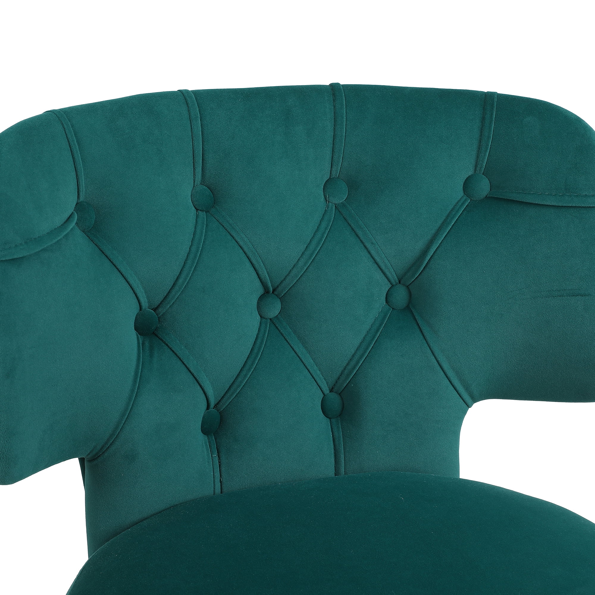 Kadyn Set of 2 Adjustable Swivel Bar Stools Chair with Back& Footrest for Home, Emerald Kadyn Set of 2 Adjustable Swivel Bar Stools Chair with Back& Footrest for Home, Emerald