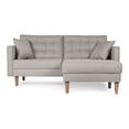 thumbnail image 2 of Sala Modular Sofá Cama Reversible Makora Lino Gris Claro Modelo Jerome, 2 of 9