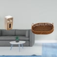 thumbnail image 2 of caja de pañuelos,Funda para caja de pañuelos de cuero sintético para dormitorio,Caja de almacenamiento de toallas de papel para sala de estar que ahorra espacio,Bandeja de almacenamiento, 2 of 8