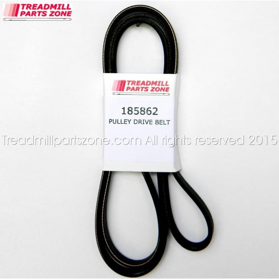 Treadmillpartszone Replacement Weslo Model WLEVEX27150 PURSUIT 250 FM Recumbent Bike Drive Belt Part 185862 Drive Belt Part 185862