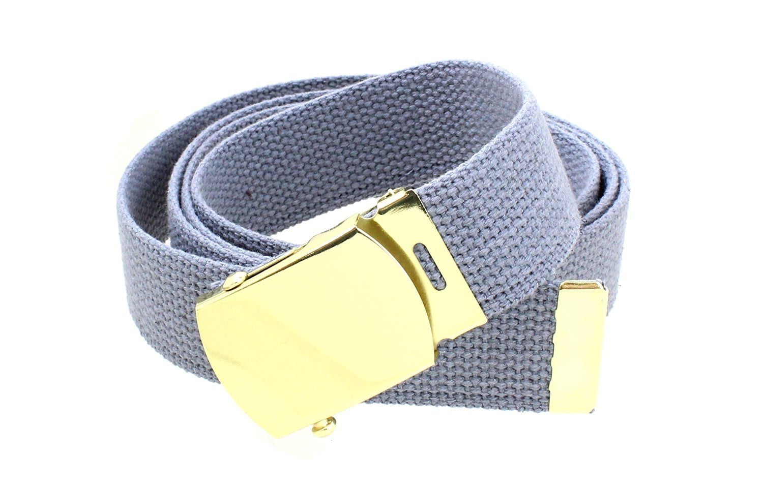 Military Style 1¼ Roll buckle Canvas Web Belt Silver or Brass buckle All Colours 