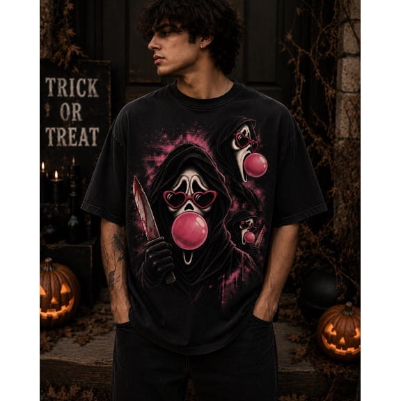 Ghostface Shirt, Halloween Horror T-Shirt, Scream Shirt, Spooky Season Tee, Gothic Halloween Gift