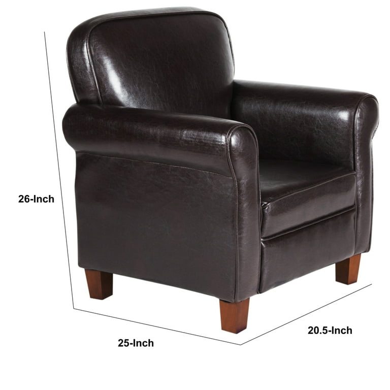 Childs leather cheap chair