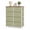 Light green/8BC/31.50 x 11.81 x 36.42 inch, variant on Alvantor 8/9 Drawer Fabric Dresser, Storage Tower for Bedroom and Closet, Chest of Drawers with Sturdy Steel Frame & Wooden Top for Living Room, Entryway