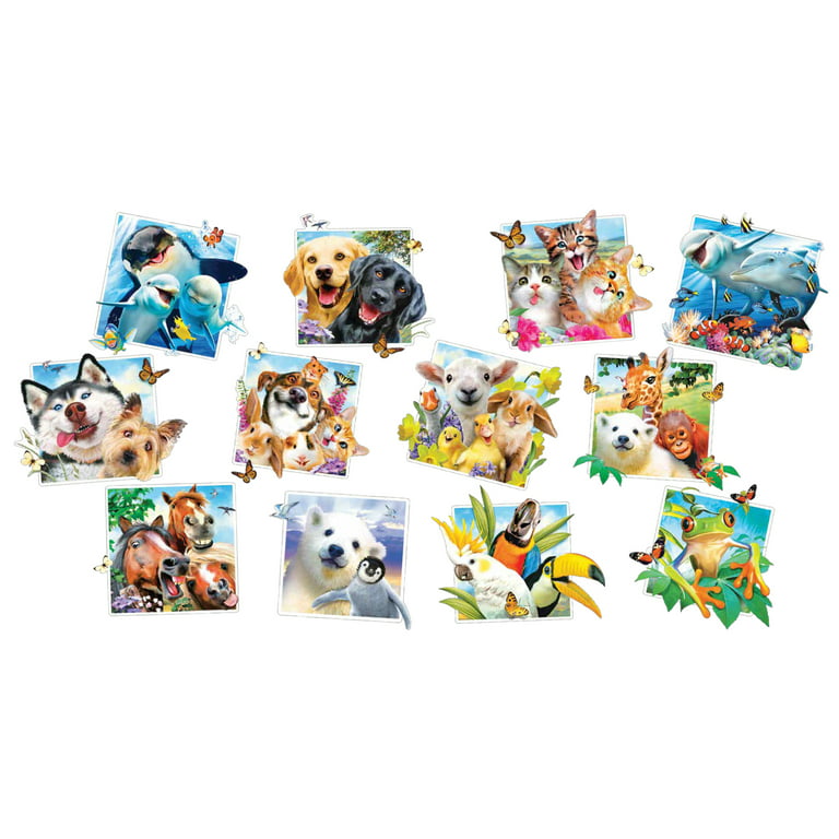 Cra-Z-Art Multi-Shaped 500-Piece Dog Selfies Jigsaw Puzzle
