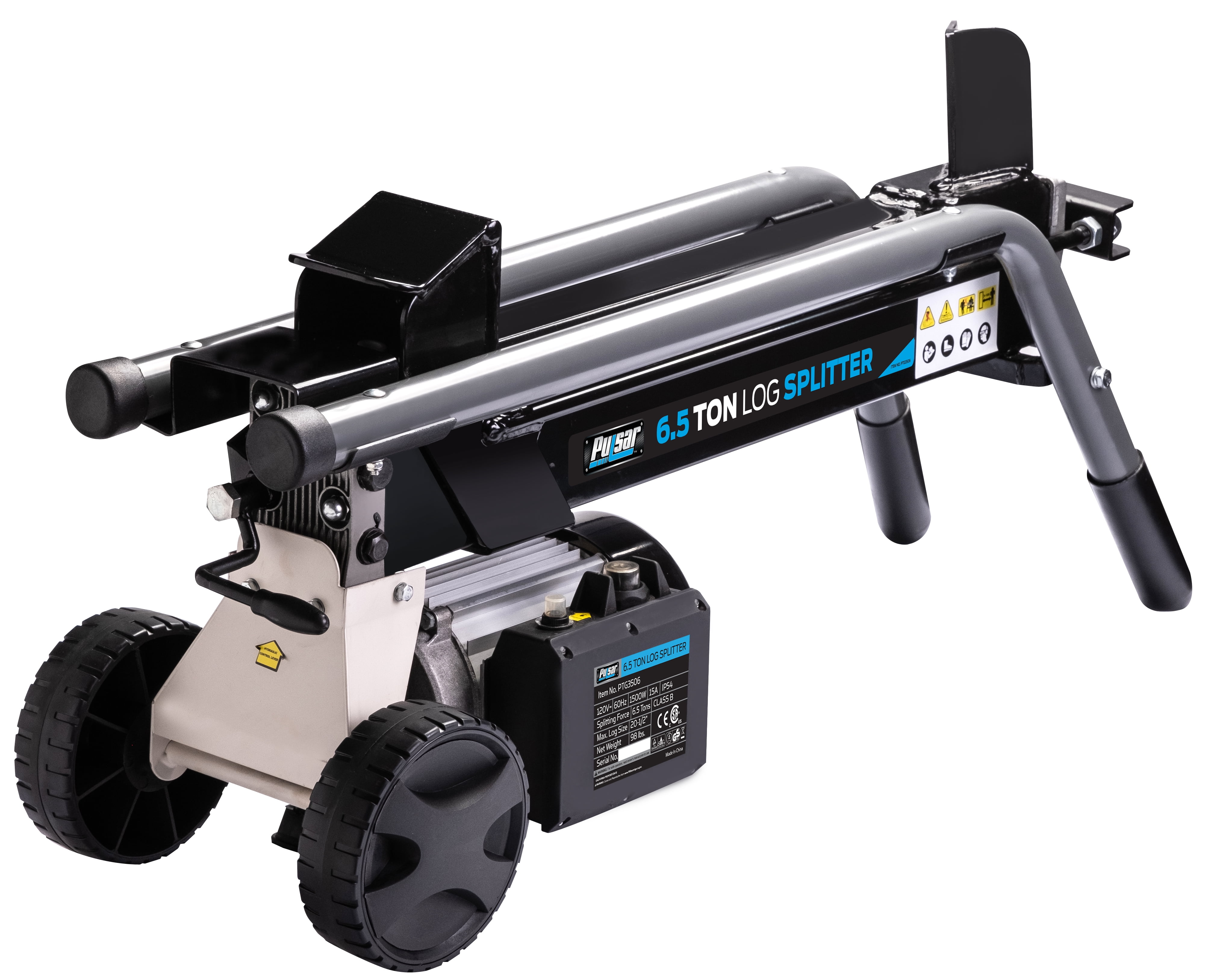 Blue hawk log splitter outlet
