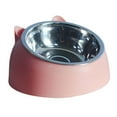 thumbnail image 2 of Cuenco para perros y gatos, alimentador de agua antideslizante para alimentos, contenedor de protección para el cuello, de alimentación, , Rosado Sunnimix Cuencos para gatos, 2 of 5