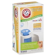 Munchkin ARM & HAMMER Diaper Pail Refill Bags, 10 Pack