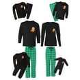 thumbnail image 1 of Awkward Styles Family Christmas Pajamas Set Green Gingerbread Ninja Matching Sleepwear, 1 of 7