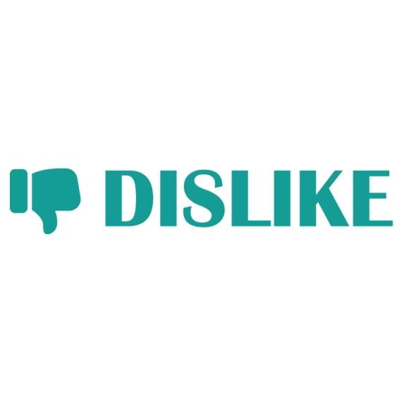 Printtoo Dislike Self Inking Rubber Stamp Pre-Inked Office Stamp- Home Office Business Stationery, Green- 42 x 9 mm