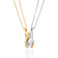 thumbnail image 1 of Colliers Magnétiques pour Couple, 2 Pcs Collier Aimant Main dans la Main Pendentif Ensemble de Colliers, 1 of 4