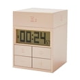 thumbnail image 4 of Temporizador de cocina giratorio, reloj despertador, multifunción, divertido, silencioso, portátil, cronómetro, temporizador, administrador de tiempo rosa Macarena Temporizador de cocina, 4 of 8