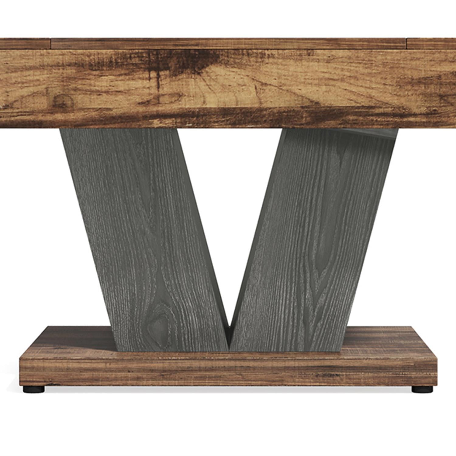Demi Bonn 31.5" Coffee Table Square, Modern Center Table Cocktail Tea Table Engineered Wood Low Coffee Table for Living Room, Brown