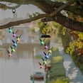 thumbnail image 3 of Campana De Viento De Colibrí Solar Control De Luz Campanas De Viento De Colibrí Colgante Campanas De Viento Decorativas Al Aire Libre Con Panel Solar De Luz Colorida Para Hotel Al Aire Libre Eigraketly HA019536-00, 3 of 7
