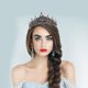 thumbnail image 2 of KAKOWELY Diadema de novia vintage con corona decorativa de diamantes de imitación para novia y tocado de boda, 2 of 4