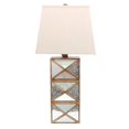 thumbnail image 1 of HomeRoots Furniture 274466 Lampe de Table Moderne Illusionnaire avec Base Dorée Miroir, 1 of 1