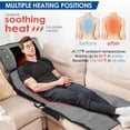 thumbnail image 5 of Full Body Massage Mat Pad for Bed, Massage Chair Pad with 9 Modes 9 Intensities, Vibrating Heating Massage Mattress Pad for Back, 3D Airbag Stretching for Neck, Back & Waist Relax, 5 of 6