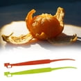 thumbnail image 3 of Orange Peeler Tool Plastic Citrus Peeler ABS Easy Open Lemon Remover Kitchen Gadget 1 Pack Green, 3 of 7