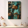 thumbnail image 4 of Funny Dog Kitchen Wall Art - Dining Room Wall Decor - Poodle Cooking Food Canvas Prints for Farmhouse Kitchen Decor, Modern Restaurant Painting Artwork, 4 of 6