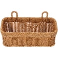 thumbnail image 5 of Cesta colgante tejida con asa, cesta de ratán de plástico, cesta tejida para cebolla, cesta de fruta, 5 of 5