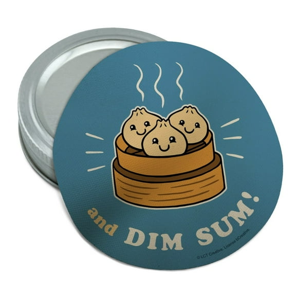 And Dim Sum Then Some Funny Humor Round Rubber Non-Slip Jar Gripper Lid Opener