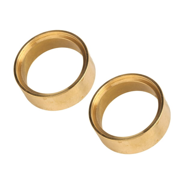 Dos anillos interiores de laton RC para FMS fcx24 1 18 1 24 coches RC para reemplazar el anillo de contrapeso del cubo Bodega Aurrera en linea