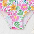 thumbnail image 6 of CAICJ98 Girl Long Sleeve Swimsuits One Piece Rash Guard Bathing Suits for Girls Floral UPF 50+ Zipper Swimwear (Yellow,4-5 Years), 6 of 7