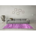 thumbnail image 3 of Ahgly Company Indoor Square Abstract Purple Modern Area Rugs, 7' Square, 3 of 4