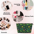 thumbnail image 3 of Picia Dinosaurs Printed Leather Travel Toiletry Bag,Cosmetic Organizer, Makeup Travel Bag, Durable Travel Pouch, Compact Toiletry Bag, Travel Accessories, 3 of 6