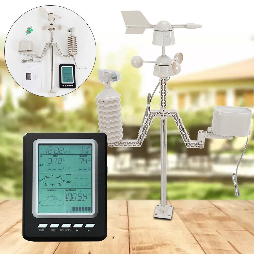 Wireless Solar Power Weather Station Automatic Adjust Equipment Weather