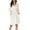 White, variant on Women's Nightgowns Women'S Solid Colour Long Sleeve Pocket Hooded Knee Short Plush Pajamas Robe Homewear Bathrobe, Women's Sleepwear XXXXL