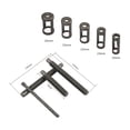 thumbnail image 4 of Compressor 10 PCS Valve Spring Compressor C Clamp Kit Free Disassemble Valve Spring Assembly Removal Tool with Collet Pusher Adapters, Extension Rods, Lever for Car Motorbike, 4 of 7
