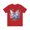 Red, variant on Butterfly Graphic Unisex 100 Cotton Lightweight Vintage Floral Design Jersey Tee 78