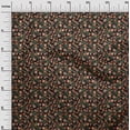 thumbnail image 3 of oneOone Viscose Jersey Black Fabric Asian Suzani Sewing Craft Projects Fabric Prints By Yard 60 Inch Wide, 3 of 5