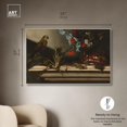 thumbnail image 4 of Table of Riches Canvas Print Vintage Decor by Art Remedy, Silver Frame, 54 x 36, 4 of 6