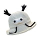 thumbnail image 2 of Divertido sombrero de pescador de ojos grandes, adorable, elegante, decorativo, con personalidad y cómodo. Beige Blanco, 2 of 9