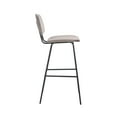 thumbnail image 3 of Porthos Home Soren Bar Stools, Velvet Upholstery, Iron Legs (Set of 2), 3 of 7