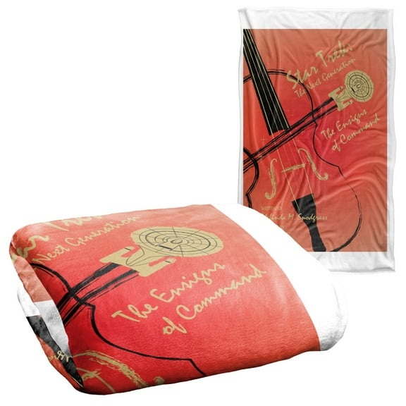 Star Trek The Next Generation Season 3 Episode 2 Silky Touch Super Soft Throw Blanket 36" x 58"