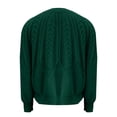 thumbnail image 7 of NMMUED Sweaters for Women Pullover Sweaters for Women Knit Sweater for Women Cable Knit Sweater Women, Green 3 M, 7 of 7