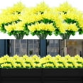 thumbnail image 1 of Viworld 8 Bundles Artificial Flower Artificial Outdoor Flower Fake UV Resistant No Fade Greenery Shrubs for Indoor Outside Hanging Plant Garden Porch Window Box Home Wedding Farmhouse, 1 of 5