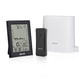 thumbnail image 1 of Estación Meteorológica Inalámbrica Pluviómetro Inalámbrico Estación Meteorológica con Termómetro Reloj Despertador de Lluvia Interior Exterior Pantalla de Hora/Semana/Fecha Retroiluminación LED, 1 of 5