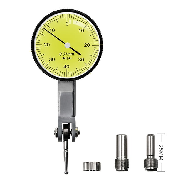 0-0.8mm Dial Gauge Test Indicator Dial Test Comparator with Dovetail Rails