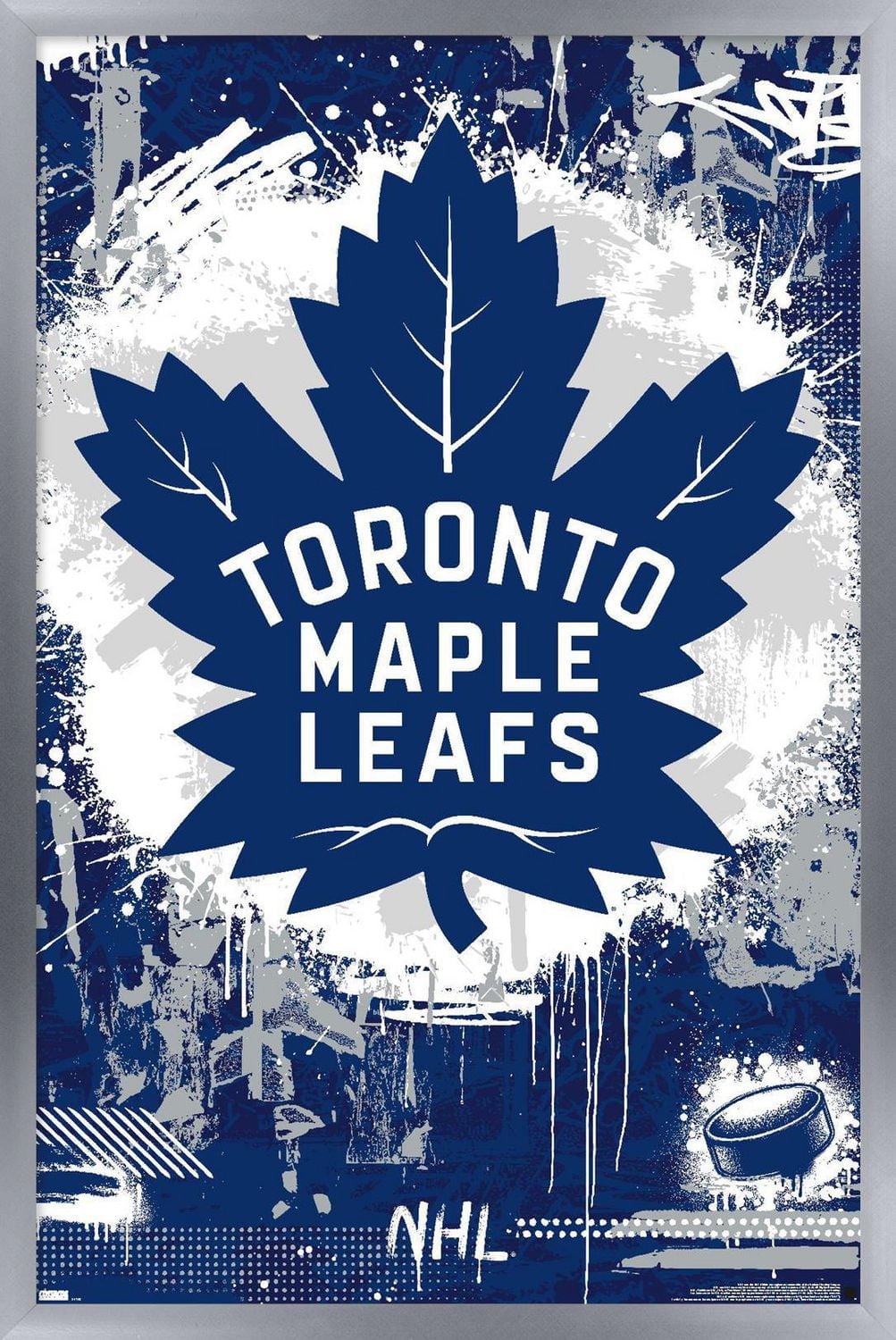 NHL Toronto Maple Leafs - Maximalist Logo 23 Wall Poster, 22.375" x 34"