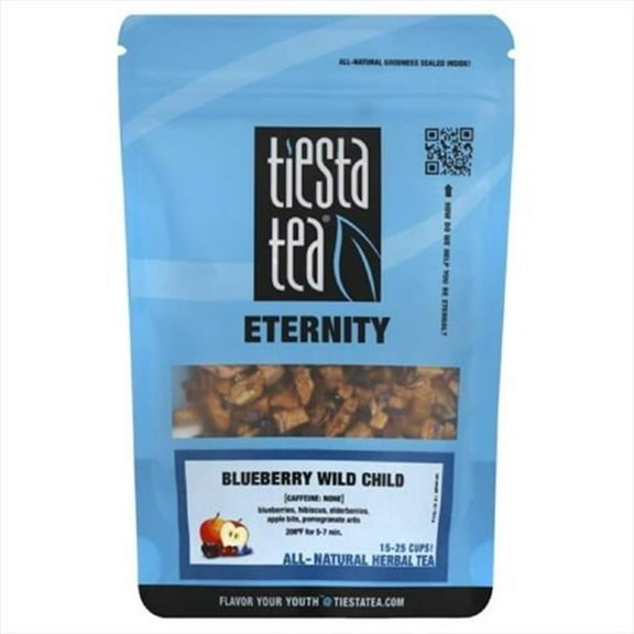 TIESTA TEA TEA HRBL BLBRY WLD CHLD POUCH-1.8 OZ -Pack of 6