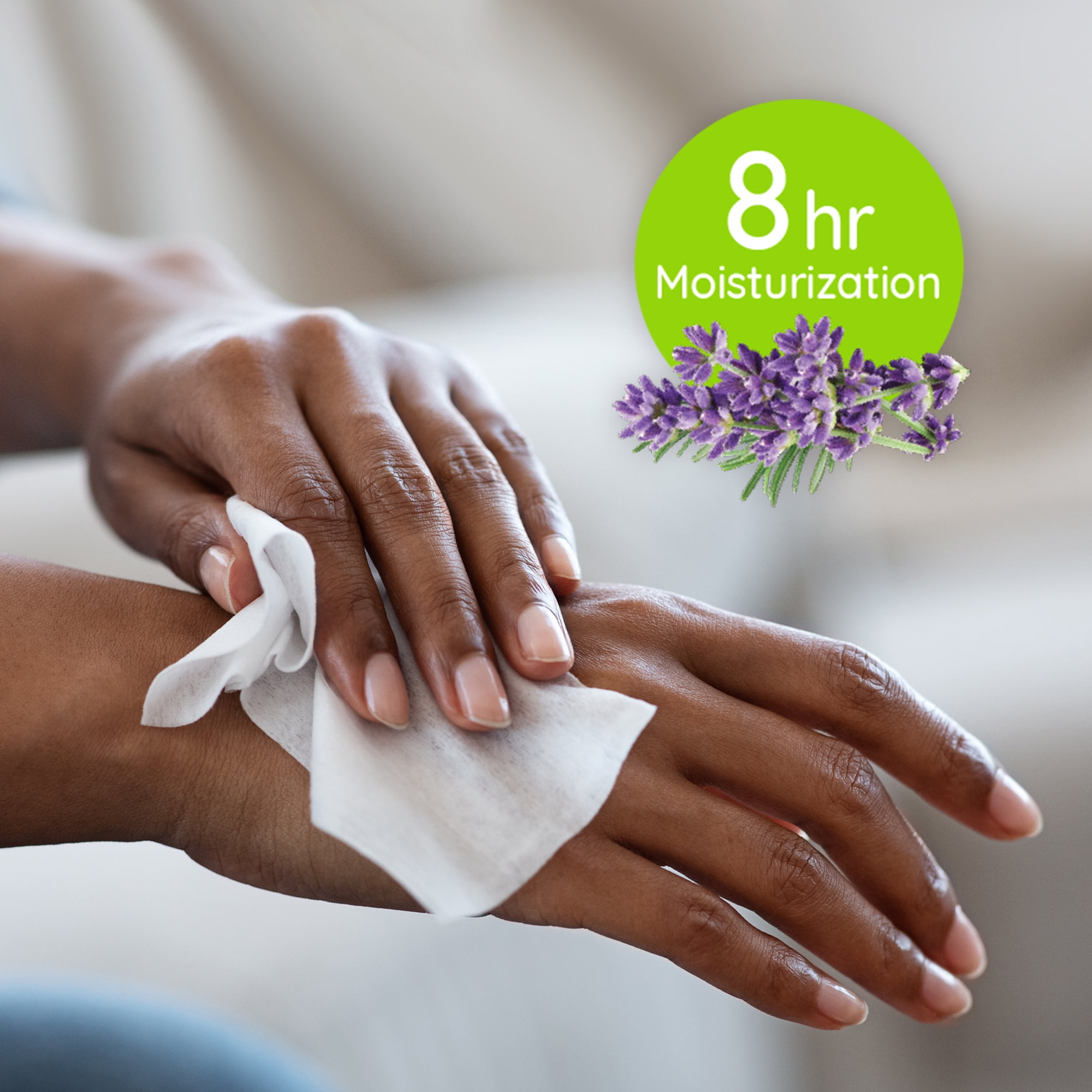 (2 pack) Wet Ones Antibacterial Hand Wipes, Lavender Floral Scent, 20 Ct Travel Pouch, 8 Hour Moisturization