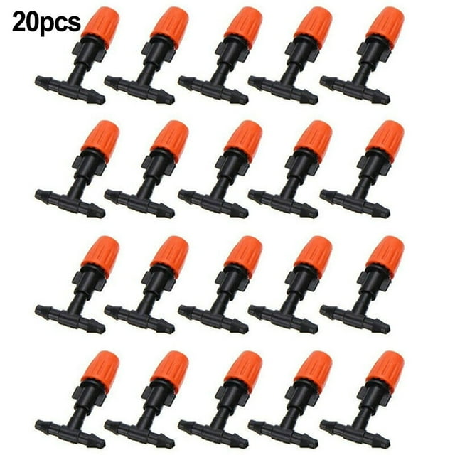 Lefu 50x Micro Drip Adjustable Irrigation System Watering Sprinklers Emitter Drippers
