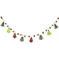 thumbnail image 2 of WSBDENLK Christmas Flag Decoration Light Bundle Flower Hanging Dress Suitable for Christmas Tree Indoor Decoration with Light Accessories Set with Lighting and Colorful Flags, 2 of 8