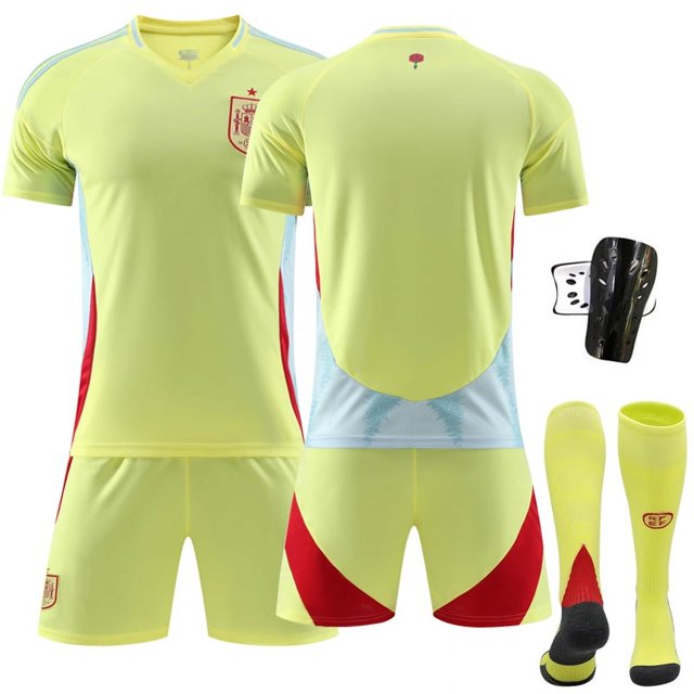 Maillot de Soccer Extérieur Hommes Femmes GAVI 9# MORATA 7# pour Garçons Filles