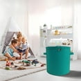 thumbnail image 1 of Zippered Storage Bucket Household Toy Storage Basket Dirty Clothes Basket Large Capacity Miscellaneous Storage Bucket, 1 of 5